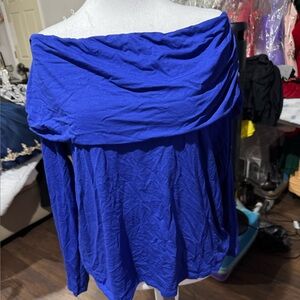 Maurices X-Large Vibrant Blue Blouse